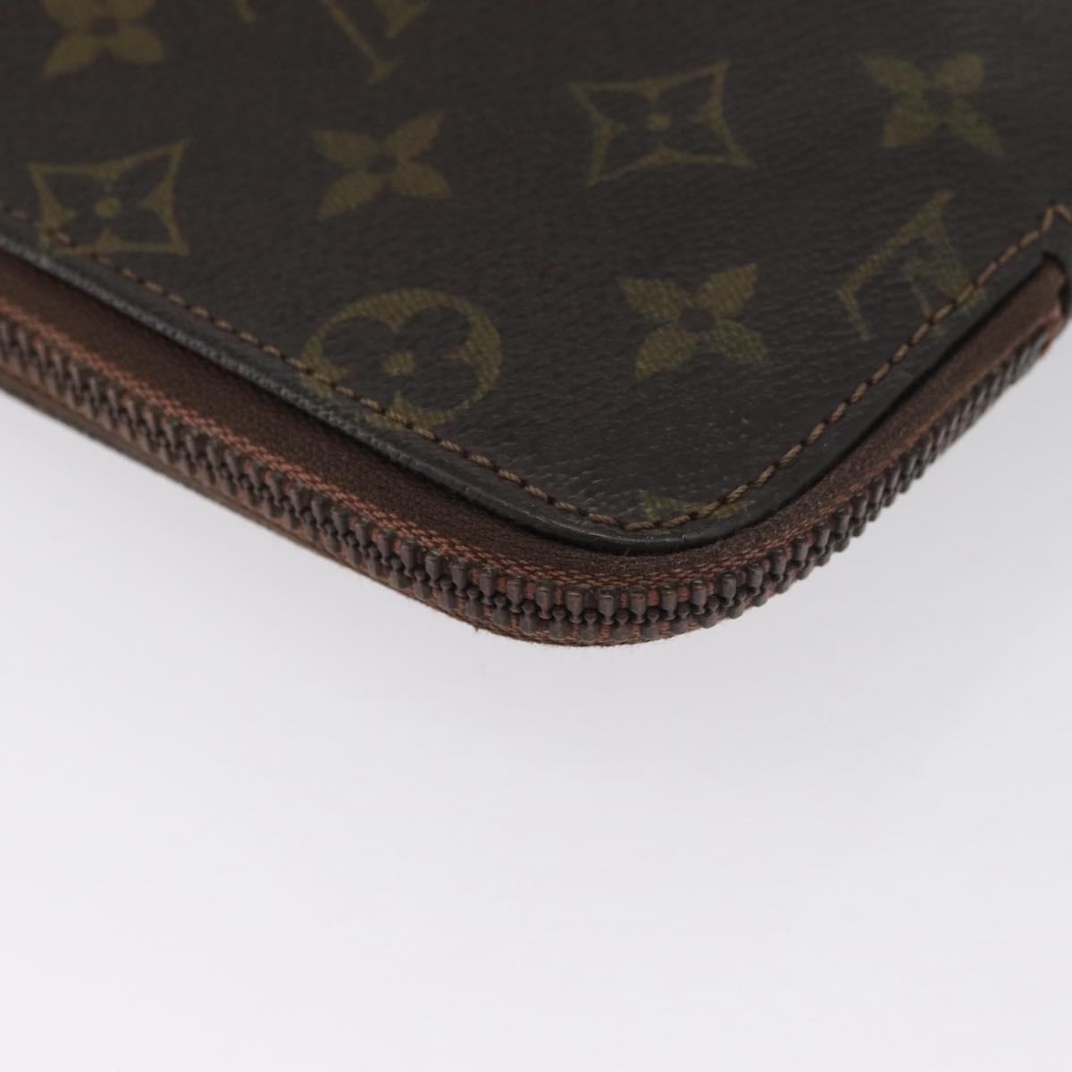 LOUIS VUITTON Monogram Posh Documents Briefcase M53457 LV Auth ti3808
