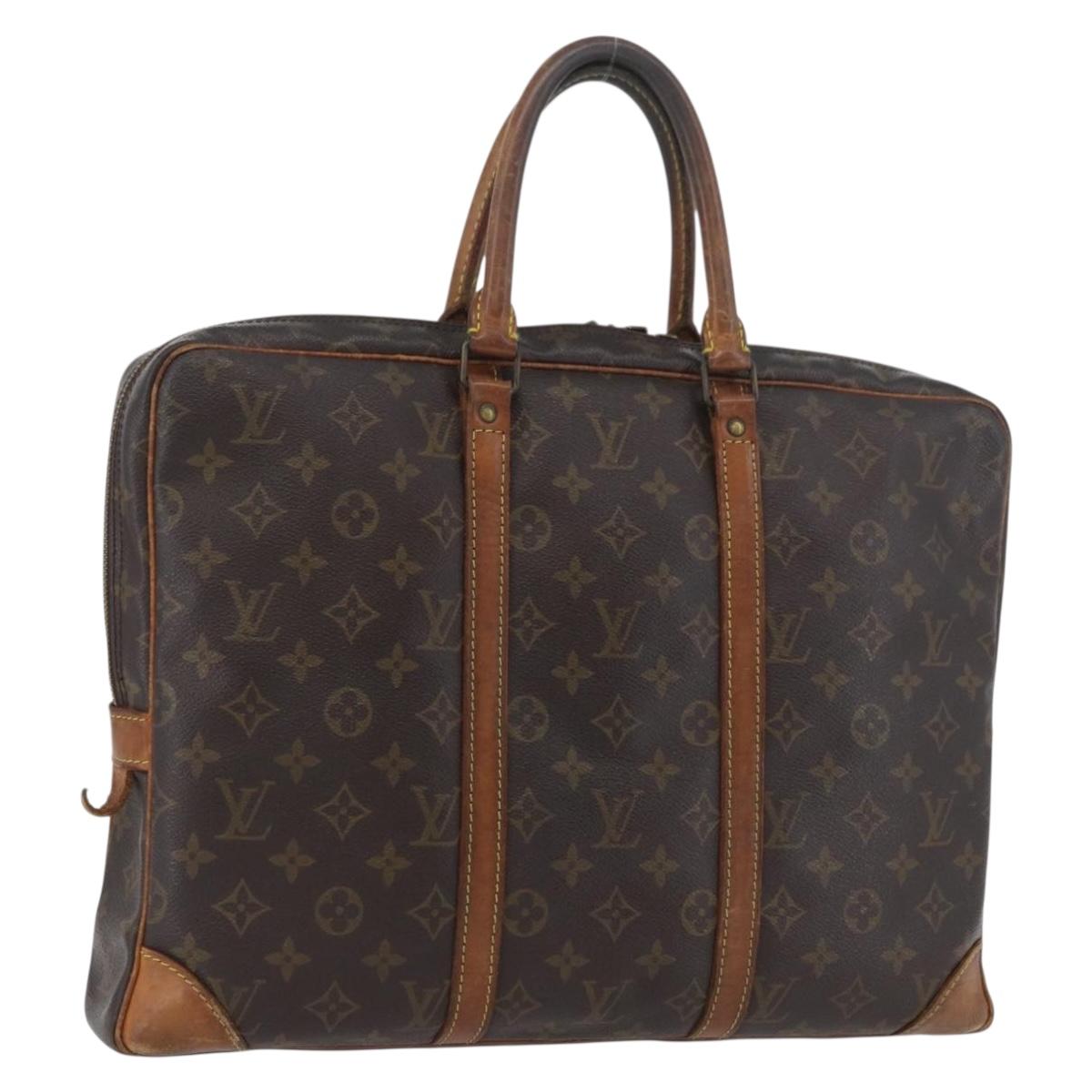 LOUIS VUITTON Monogram Porte Documents Voyage Business Bag M53361 LV Auth ti3809