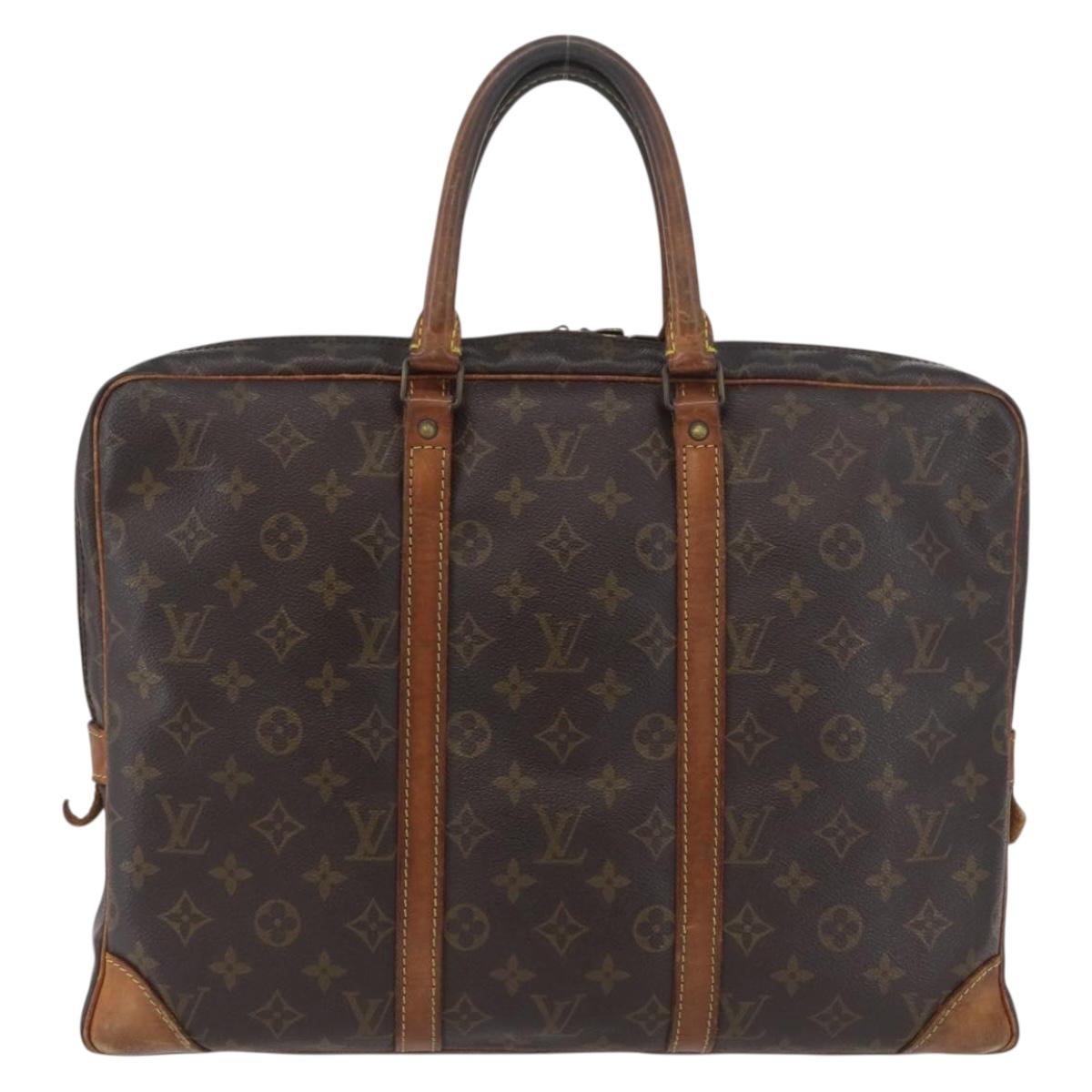 LOUIS VUITTON Monogram Porte Documents Voyage Business Bag M53361 LV Auth ti3809