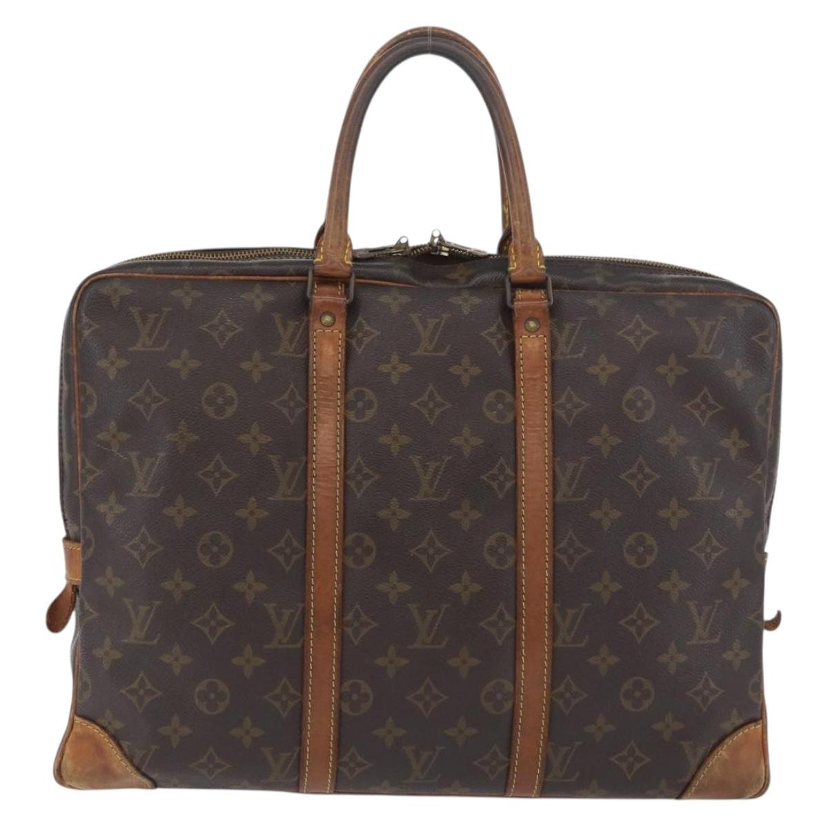 LOUIS VUITTON Monogram Porte Documents Voyage Business Bag M53361 LV Auth ti3809