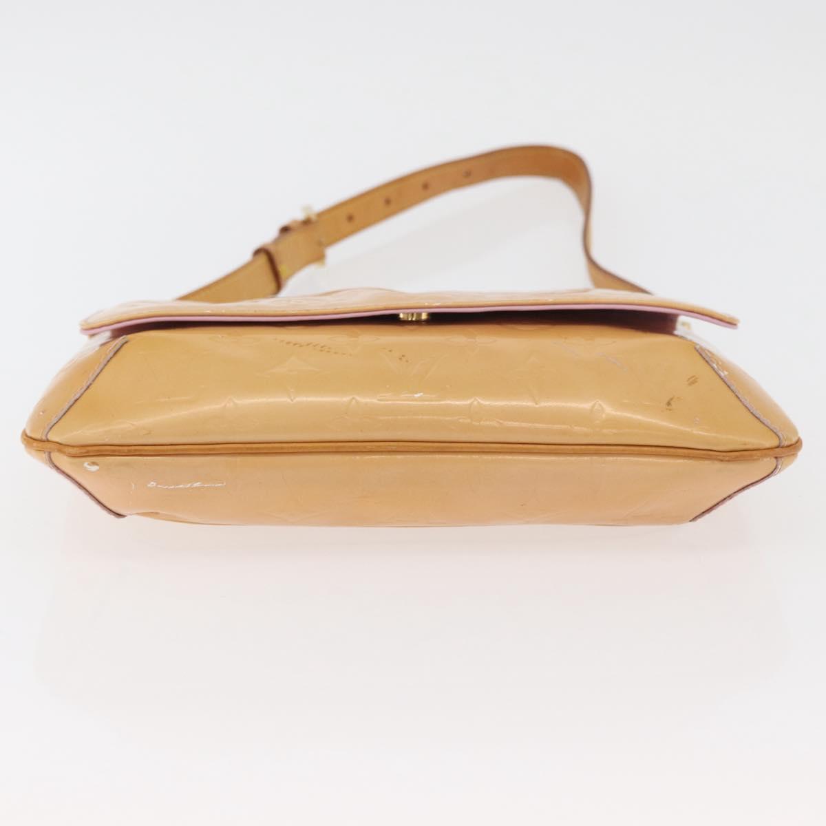 LOUIS VUITTON Vernis Thompson Street Bag Marshmallow Pink M91070 Auth ti3834