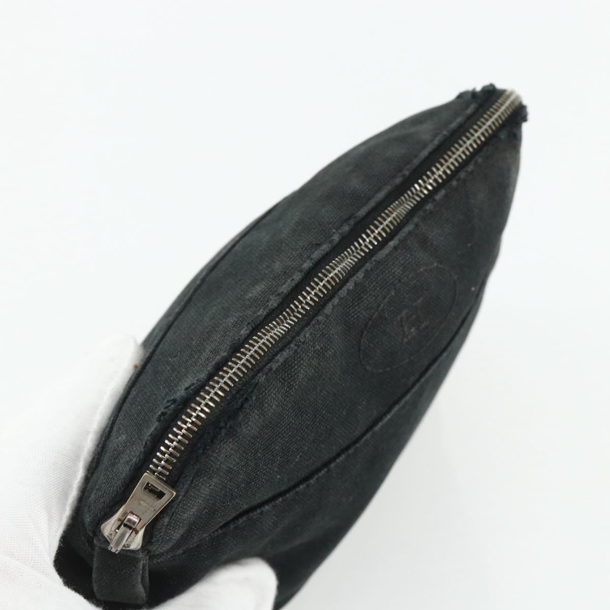 HERMES Bolide Pouch Canvas 2 Set Yellow Brown Auth ti3848