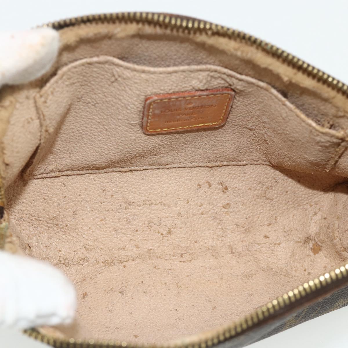 LOUIS VUITTON Monogram Pochette Cosmetic PM Pouch M43998 LV Auth ti3869