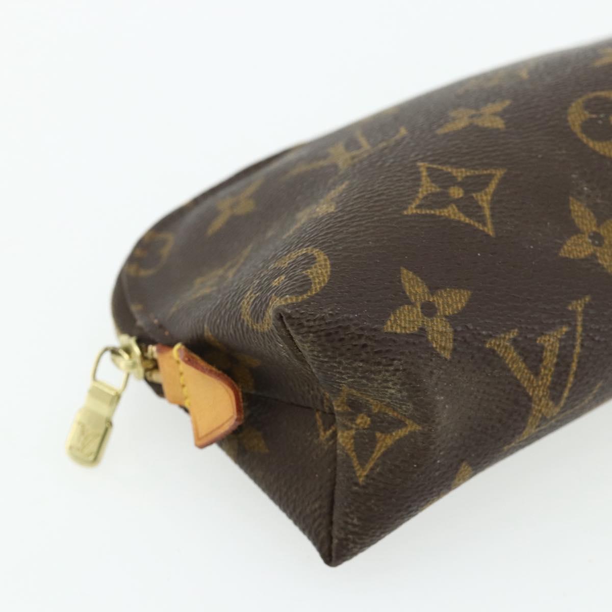 LOUIS VUITTON Monogram Pochette Cosmetic PM Pouch M43998 LV Auth ti3869