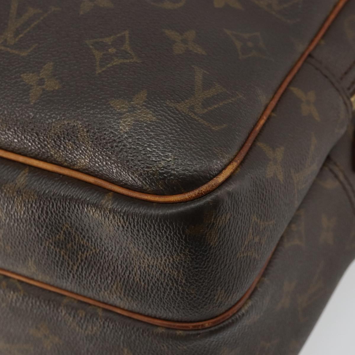 LOUIS VUITTON Monogram Reporter GM Shoulder Bag M45252 LV Auth ti3871