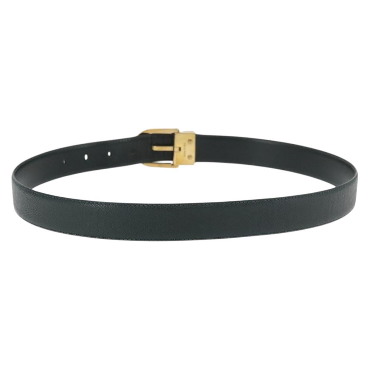 LOUIS VUITTON Taiga Leather Ceinture Classic Belt 39.8"" Epicea LV Auth ti3883
