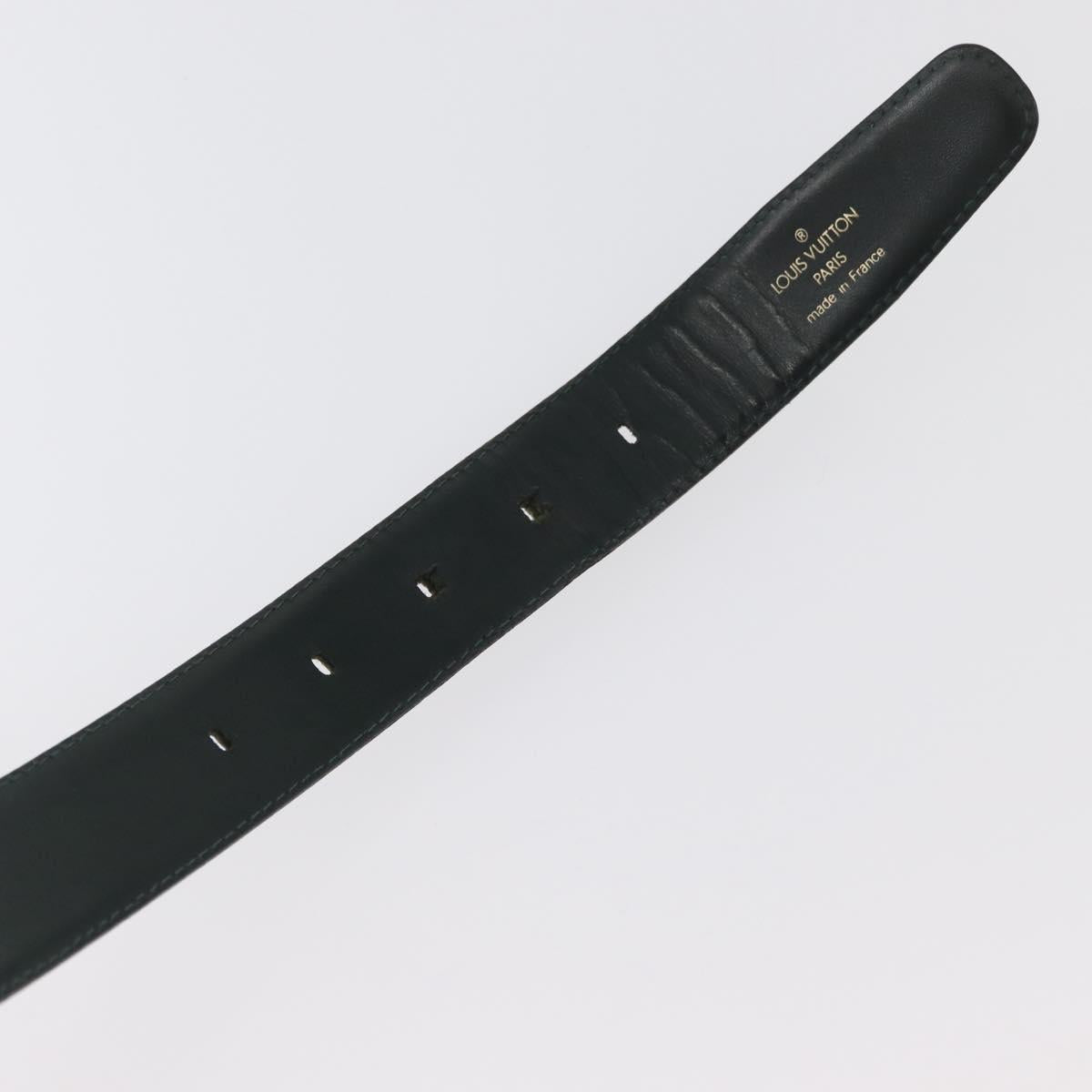 LOUIS VUITTON Taiga Leather Ceinture Classic Belt 39.8"" Epicea LV Auth ti3883