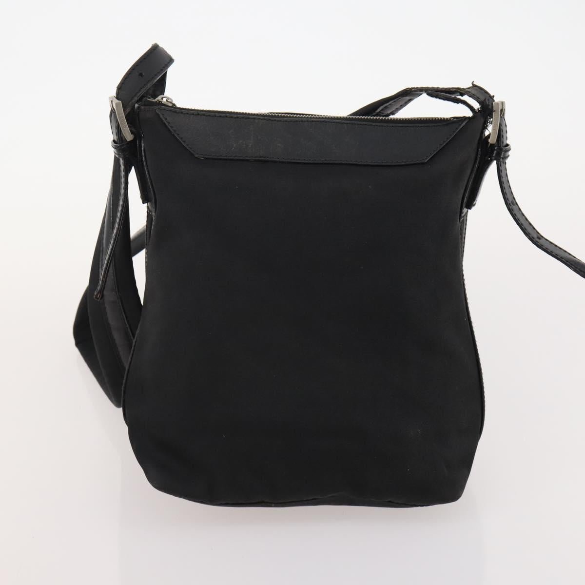GUCCI GG Canvas Shoulder Bag Nylon 3 Set Beige Black Auth ti3900