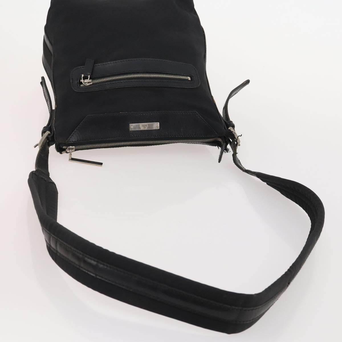 GUCCI GG Canvas Shoulder Bag Nylon 3 Set Beige Black Auth ti3900