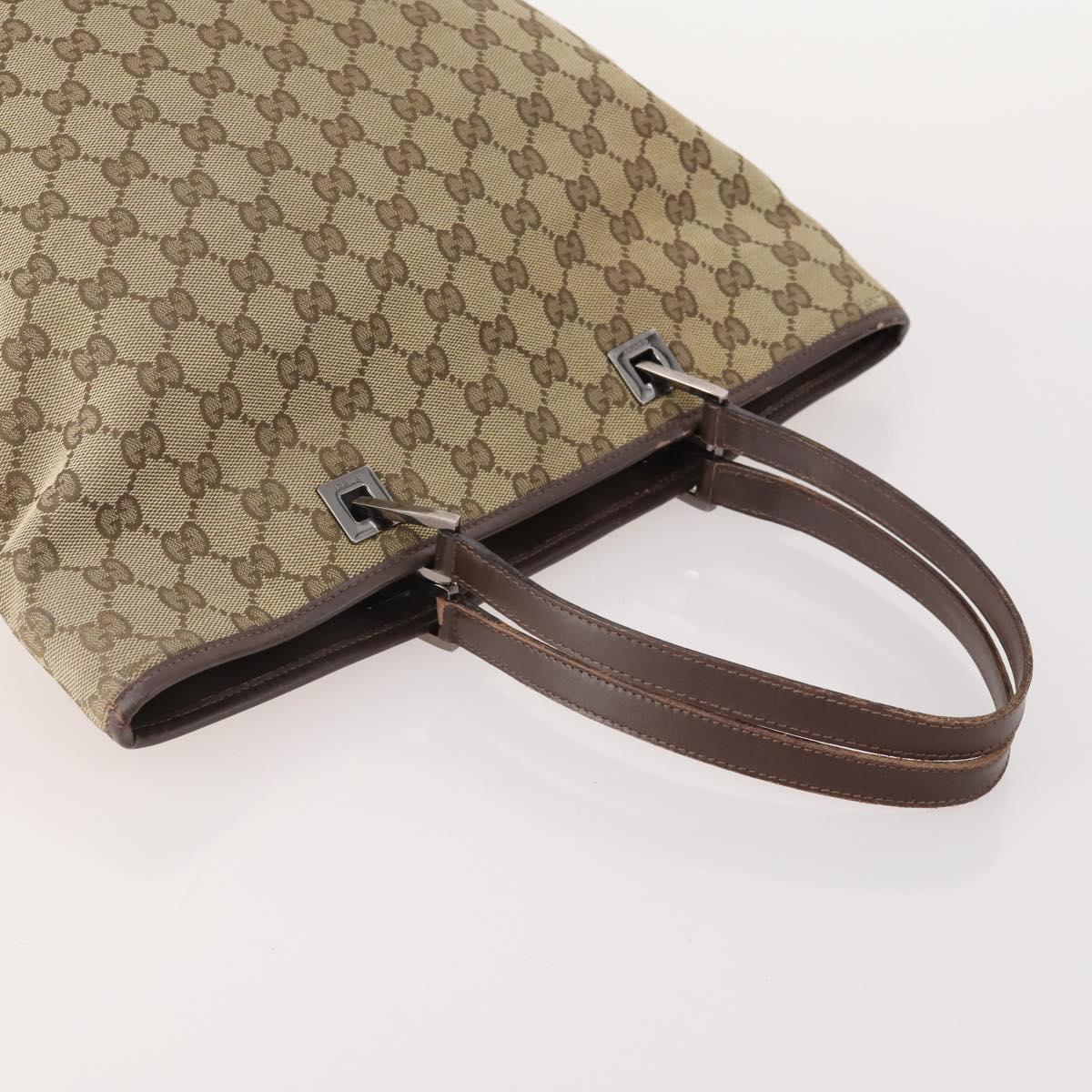 GUCCI GG Canvas Shoulder Bag Nylon 3 Set Beige Black Auth ti3900