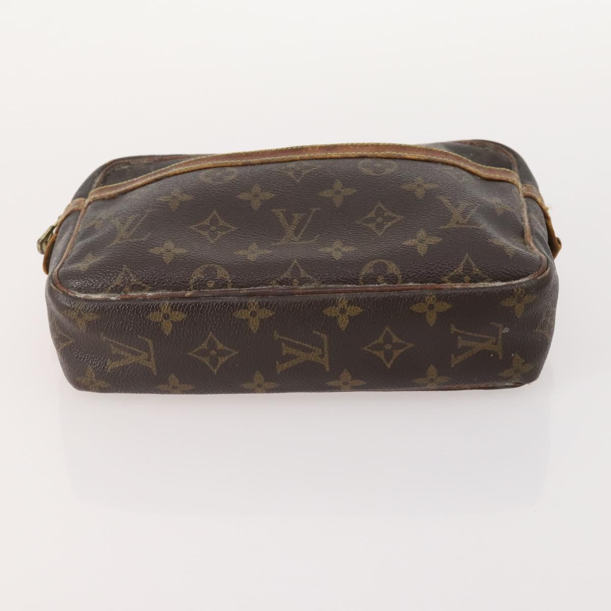 LOUIS VUITTON Monogram Pouch 2 Set LV Auth ti3902