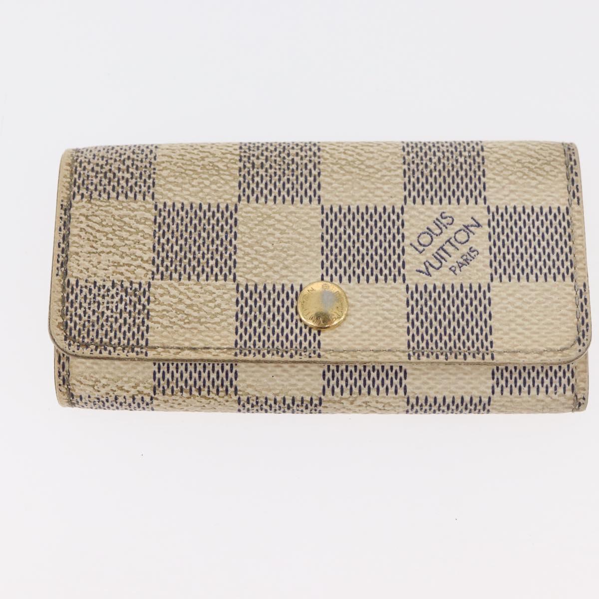 LOUIS VUITTON Monogram Epi Wallet 5 Set Red Damier Azur LV Auth ti3908