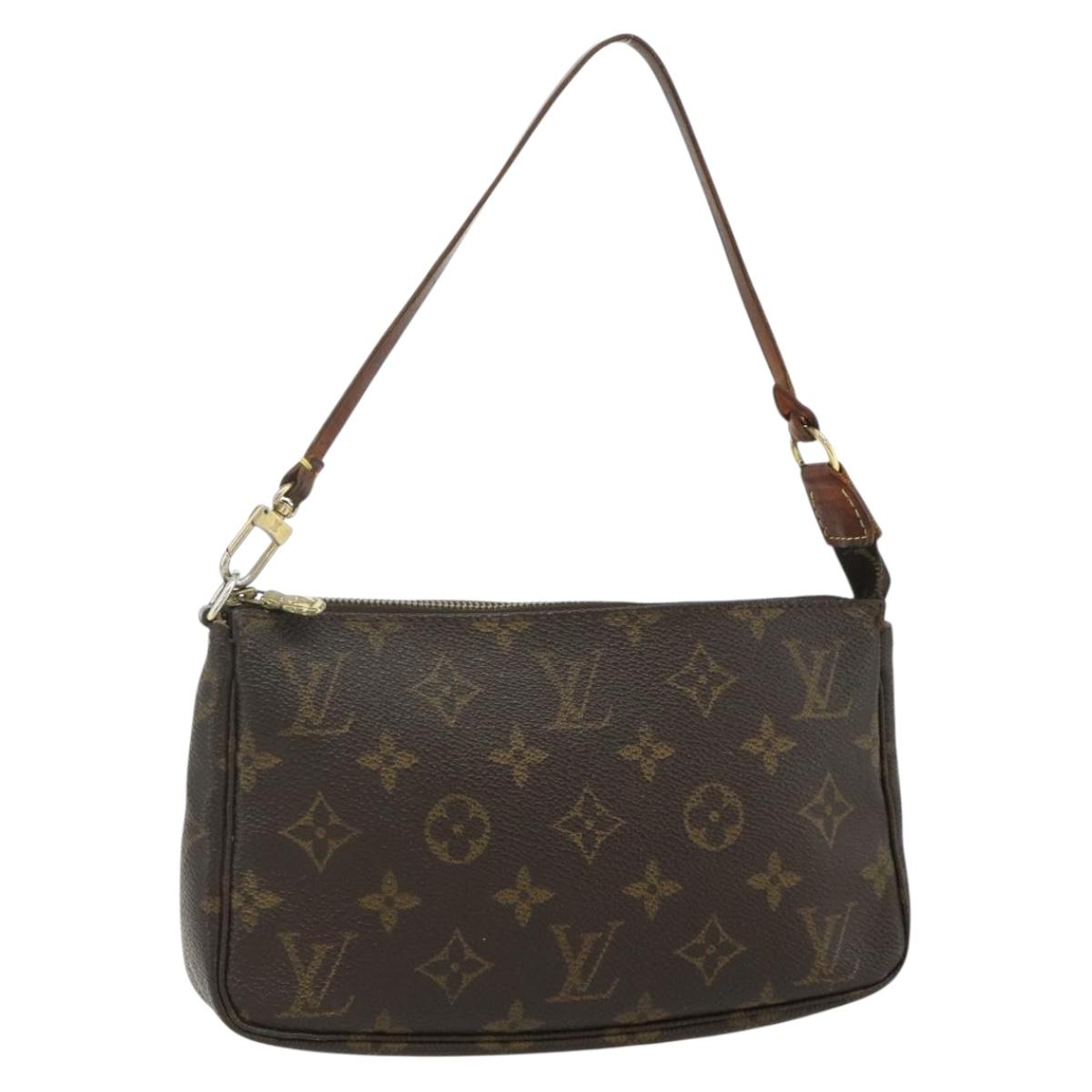 LOUIS VUITTON Monogram Pochette Accessoires Pouch M51980 LV Auth ti3911