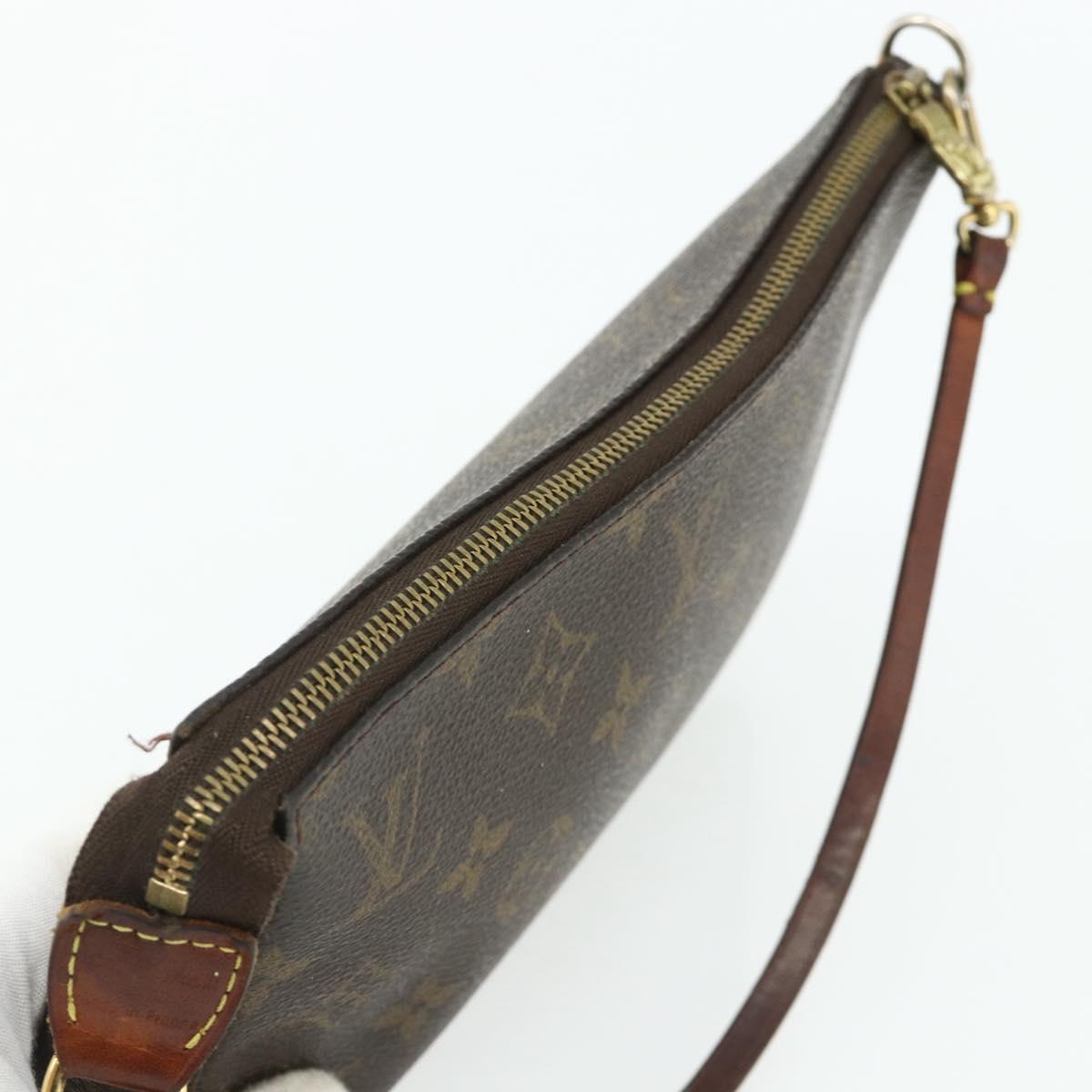 LOUIS VUITTON Monogram Pochette Accessoires Pouch M51980 LV Auth ti3911