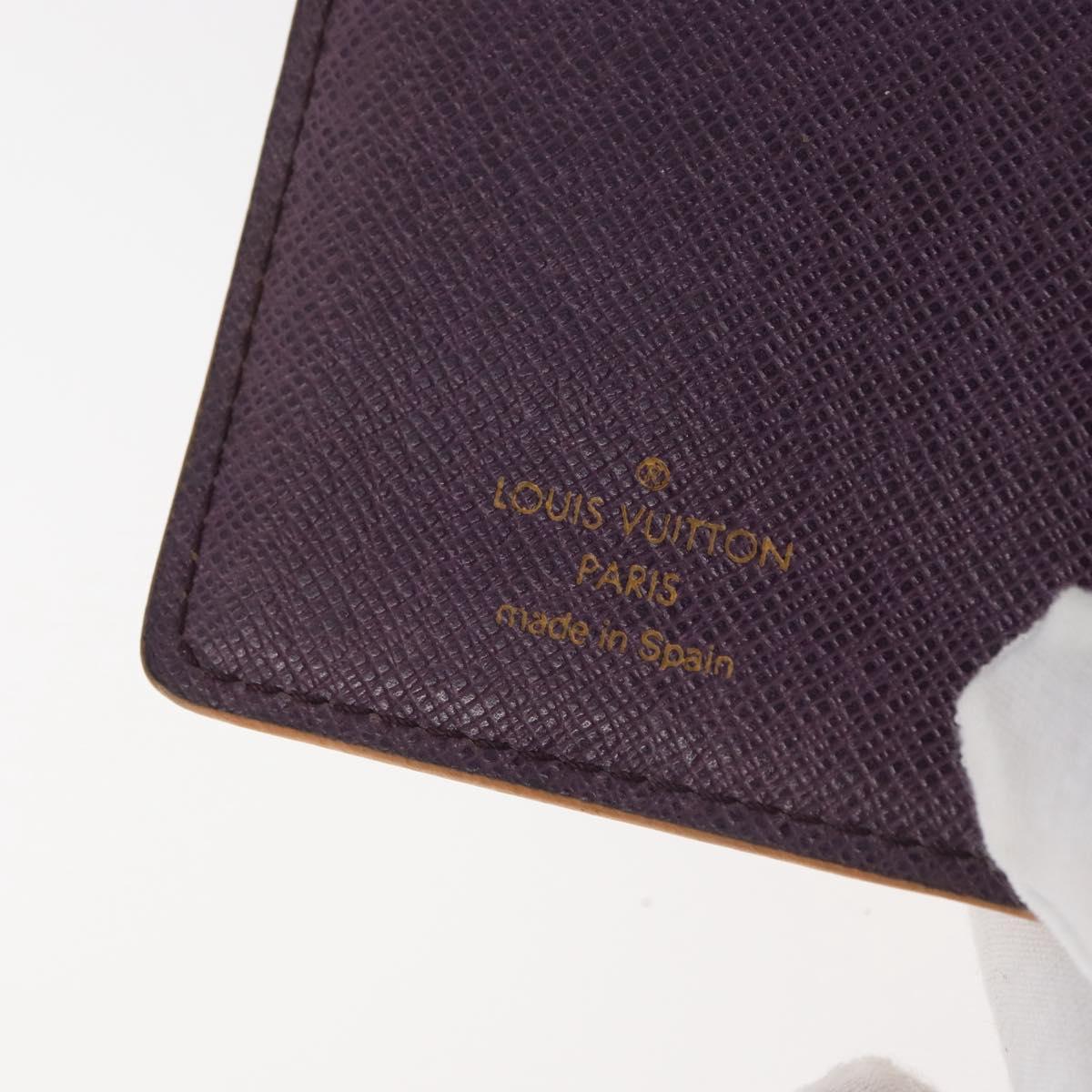 LOUIS VUITTON Epi Agenda PM Day Planner Cover Yellow R20059 LV Auth ti3915
