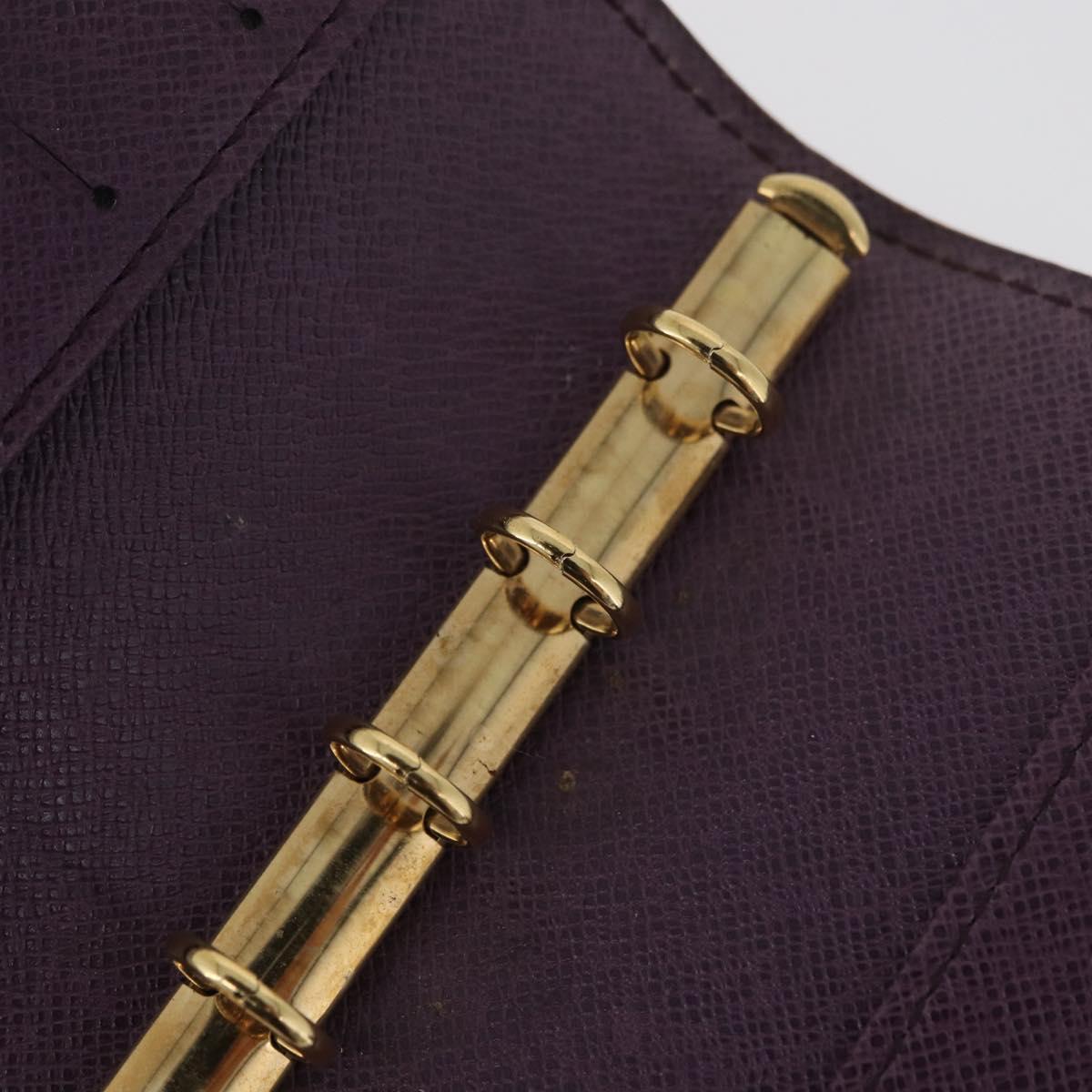 LOUIS VUITTON Epi Agenda PM Day Planner Cover Yellow R20059 LV Auth ti3915