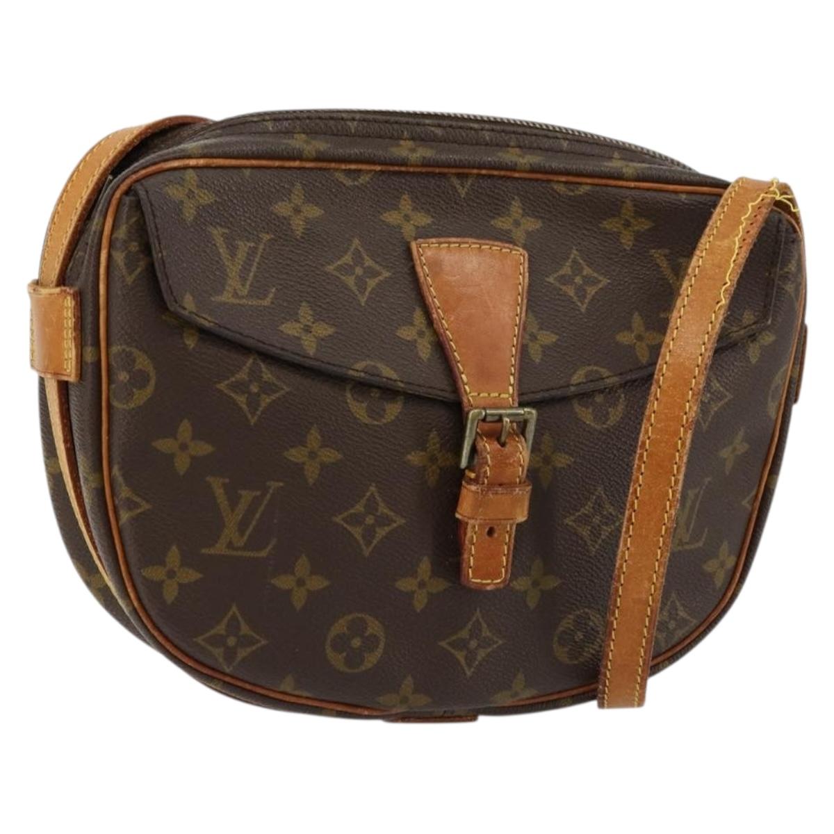 LOUIS VUITTON Monogram Jeune Fille MM Shoulder Bag M51226 LV Auth ti3916