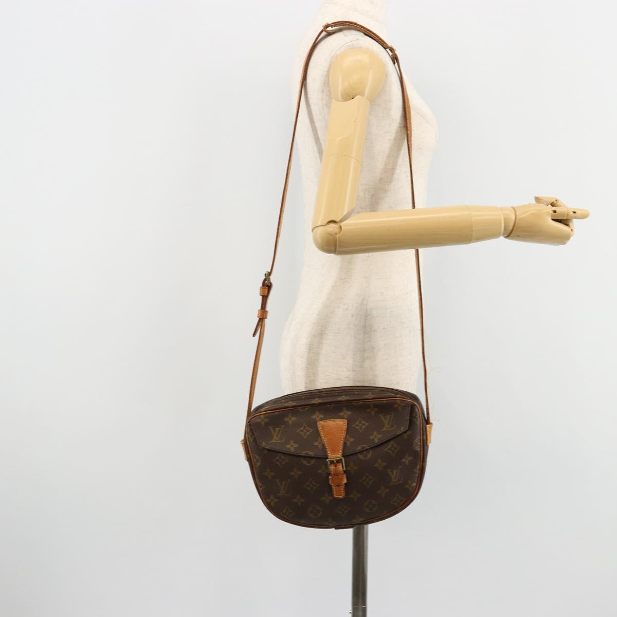 LOUIS VUITTON Monogram Jeune Fille MM Shoulder Bag M51226 LV Auth ti3916