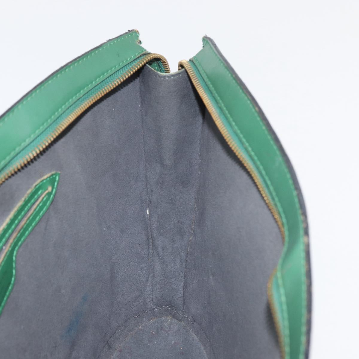 LOUIS VUITTON Epi Saint Jacques Hand Bag Green M52274 LV Auth ti3917