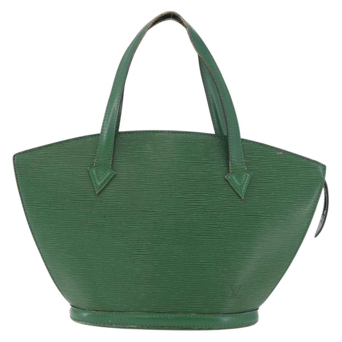 LOUIS VUITTON Epi Saint Jacques Hand Bag Green M52274 LV Auth ti3917