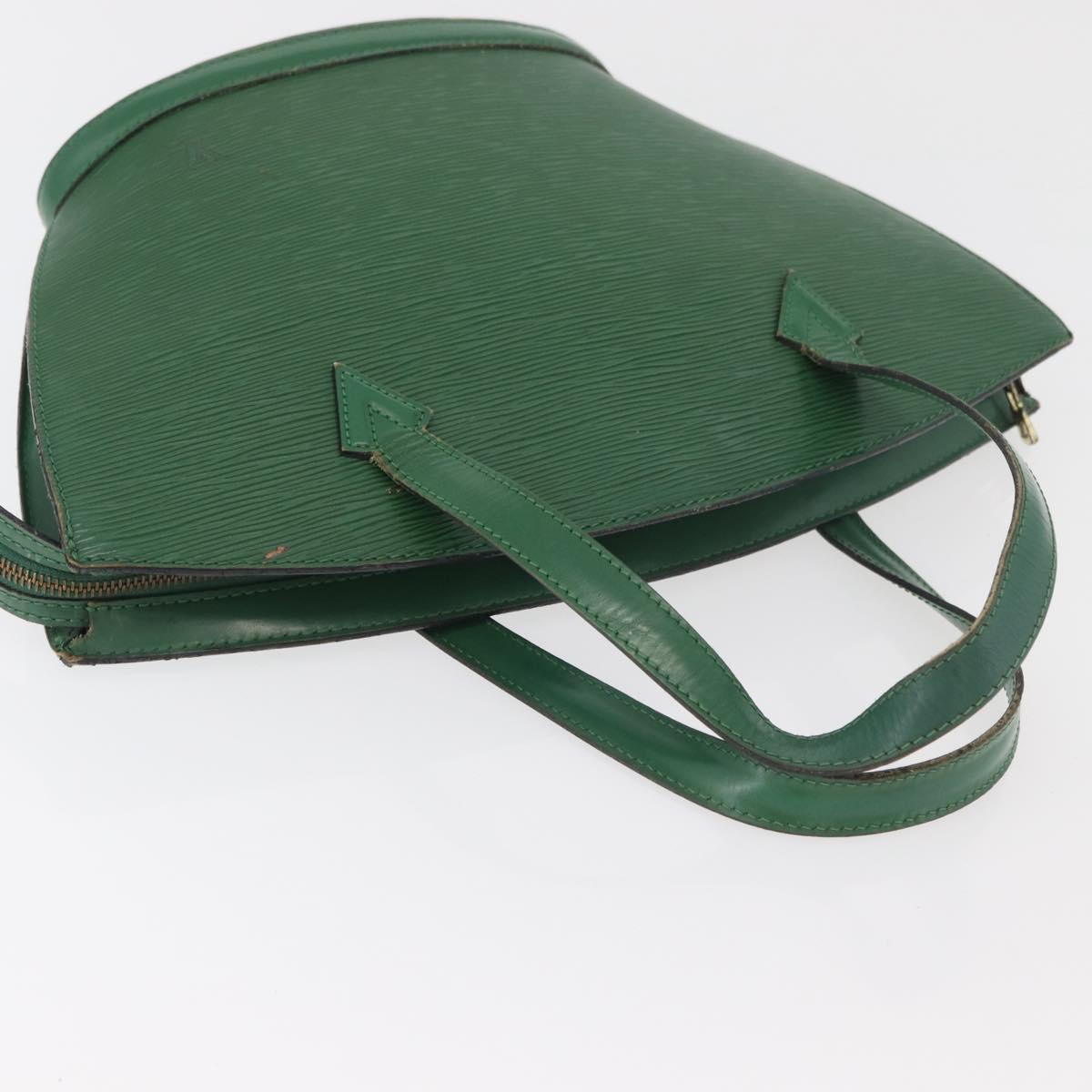 LOUIS VUITTON Epi Saint Jacques Hand Bag Green M52274 LV Auth ti3917