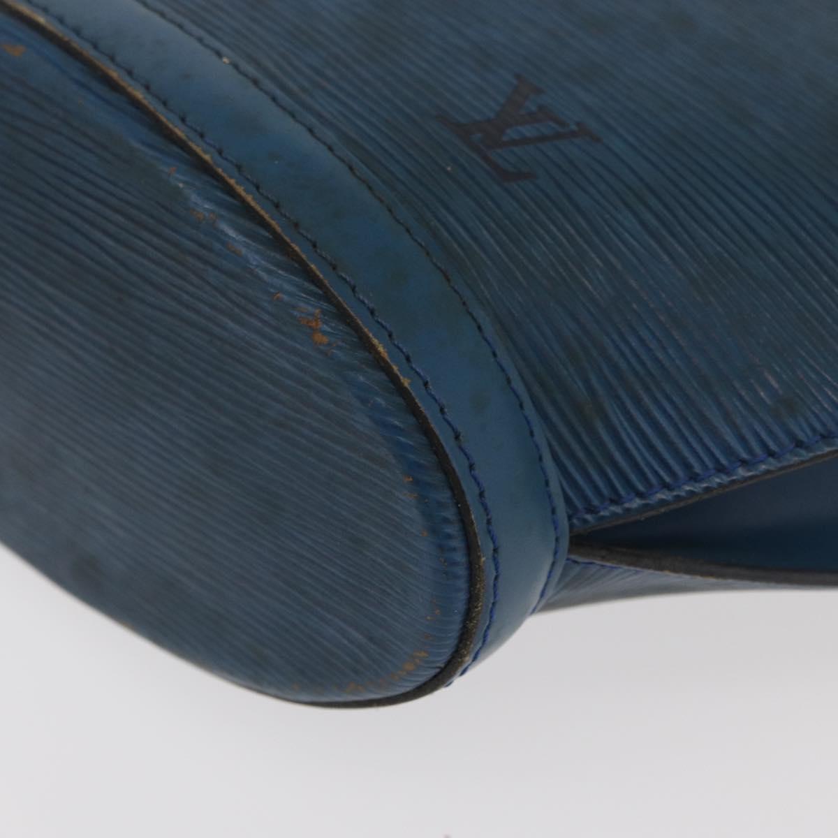 LOUIS VUITTON Epi Saint Jacques Shoulder Bag Blue M52275 LV Auth ti3918