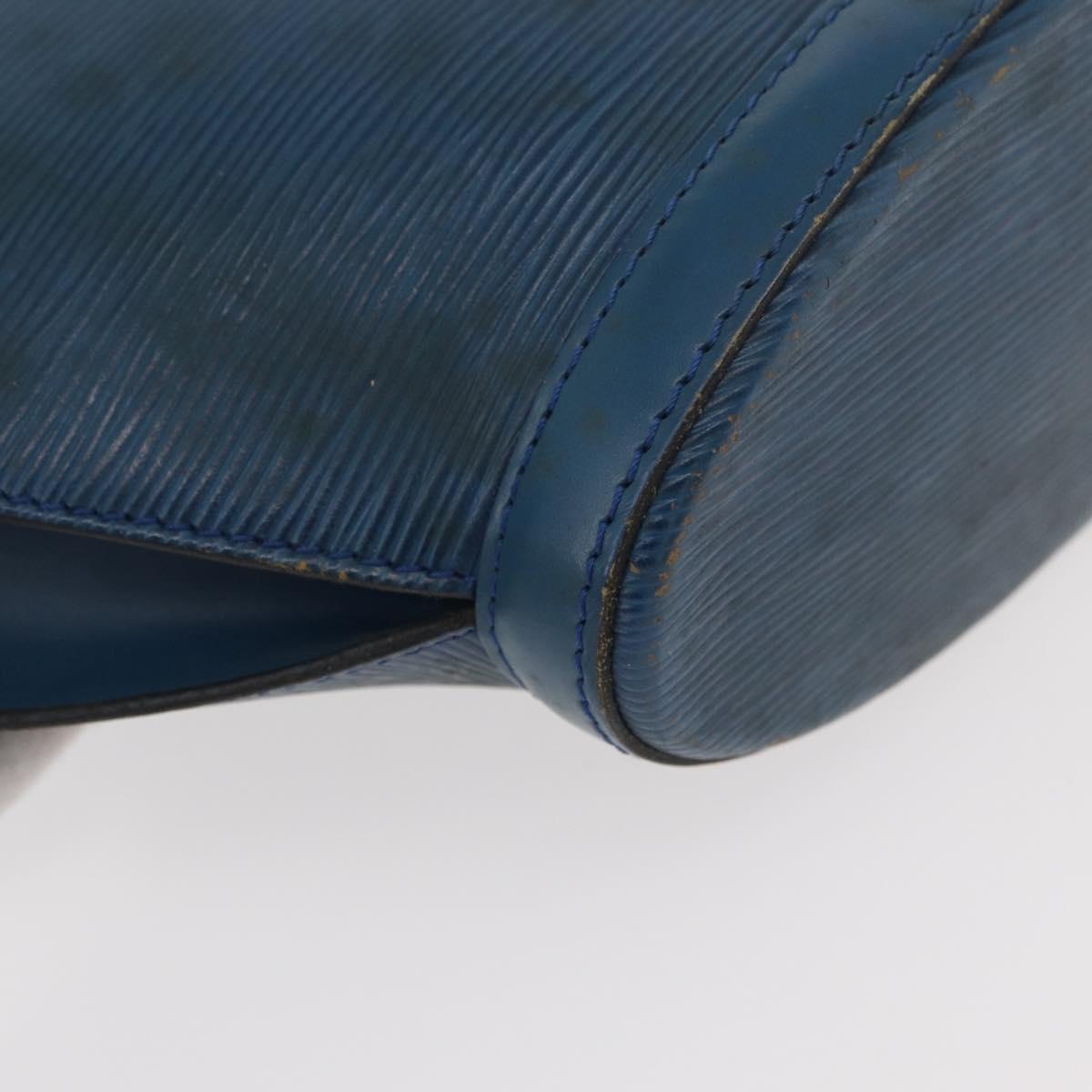 LOUIS VUITTON Epi Saint Jacques Shoulder Bag Blue M52275 LV Auth ti3918