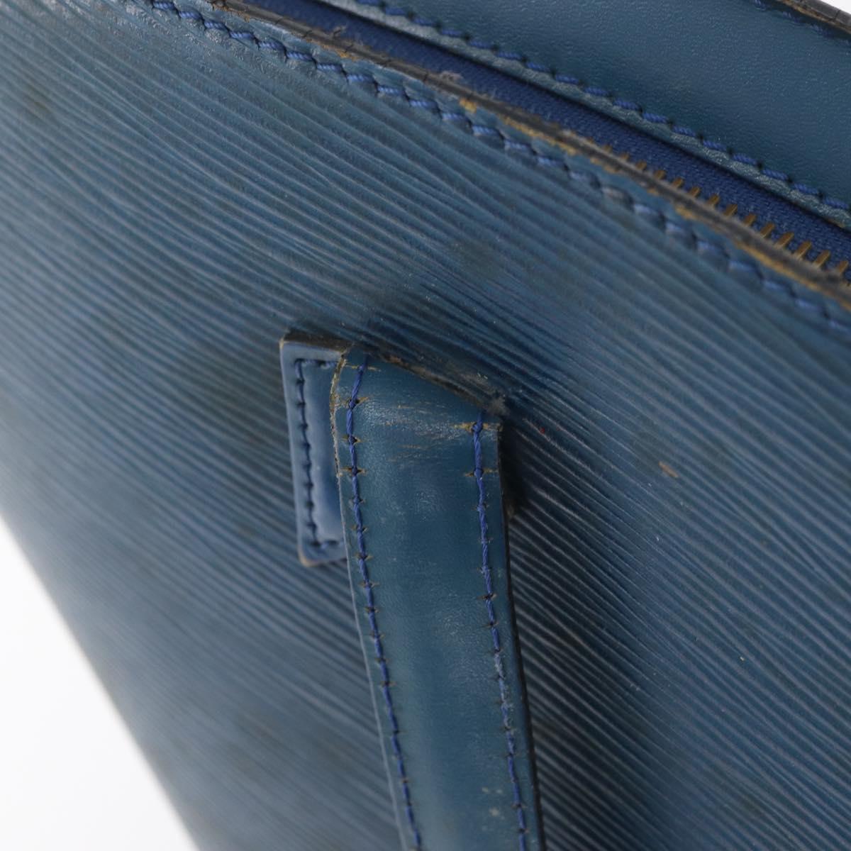 LOUIS VUITTON Epi Saint Jacques Shoulder Bag Blue M52275 LV Auth ti3918