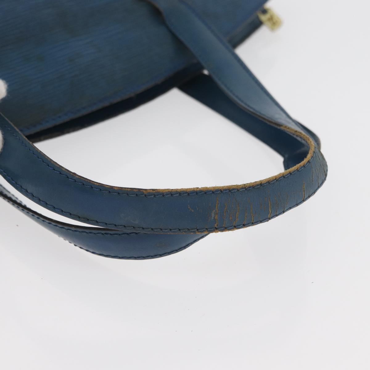 LOUIS VUITTON Epi Saint Jacques Shoulder Bag Blue M52275 LV Auth ti3918
