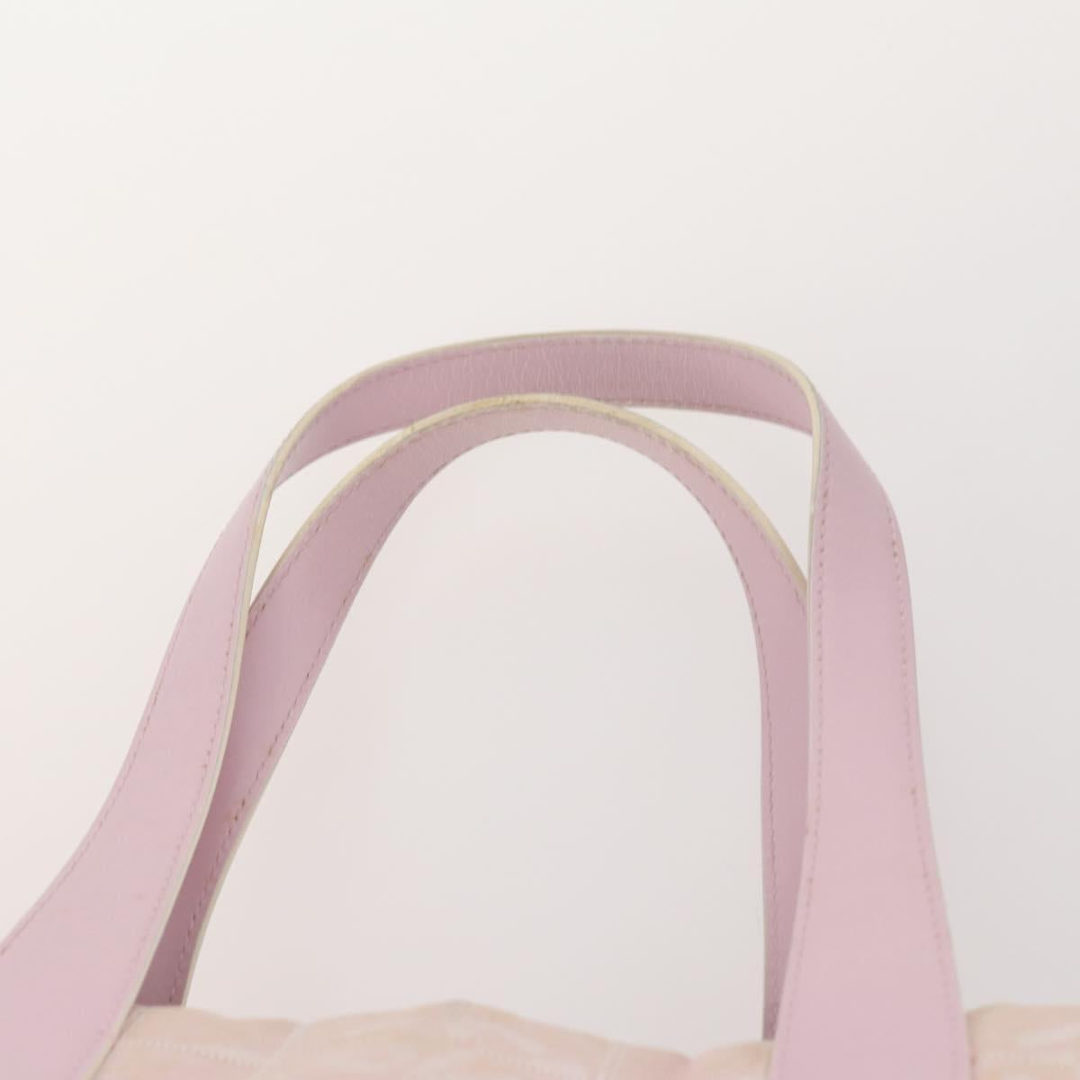 CHANEL New Travel Line Tote Bag Nylon 3 Set Pink Black CC Auth ti3919