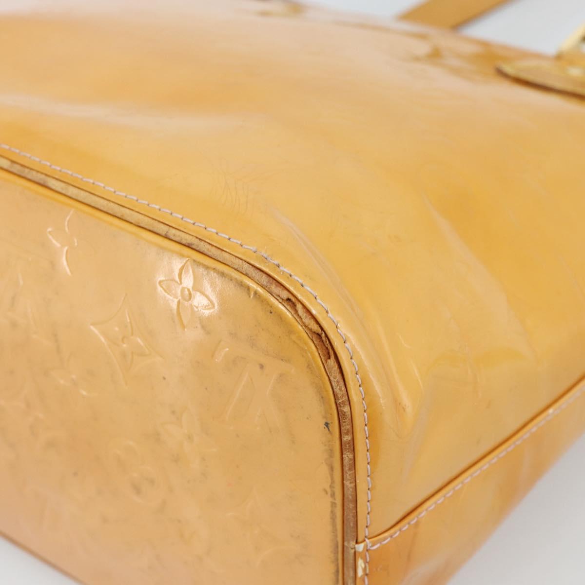LOUIS VUITTON Monogram Vernis Houston Bag Marshmallow Pink M91302 LV Auth ti3939