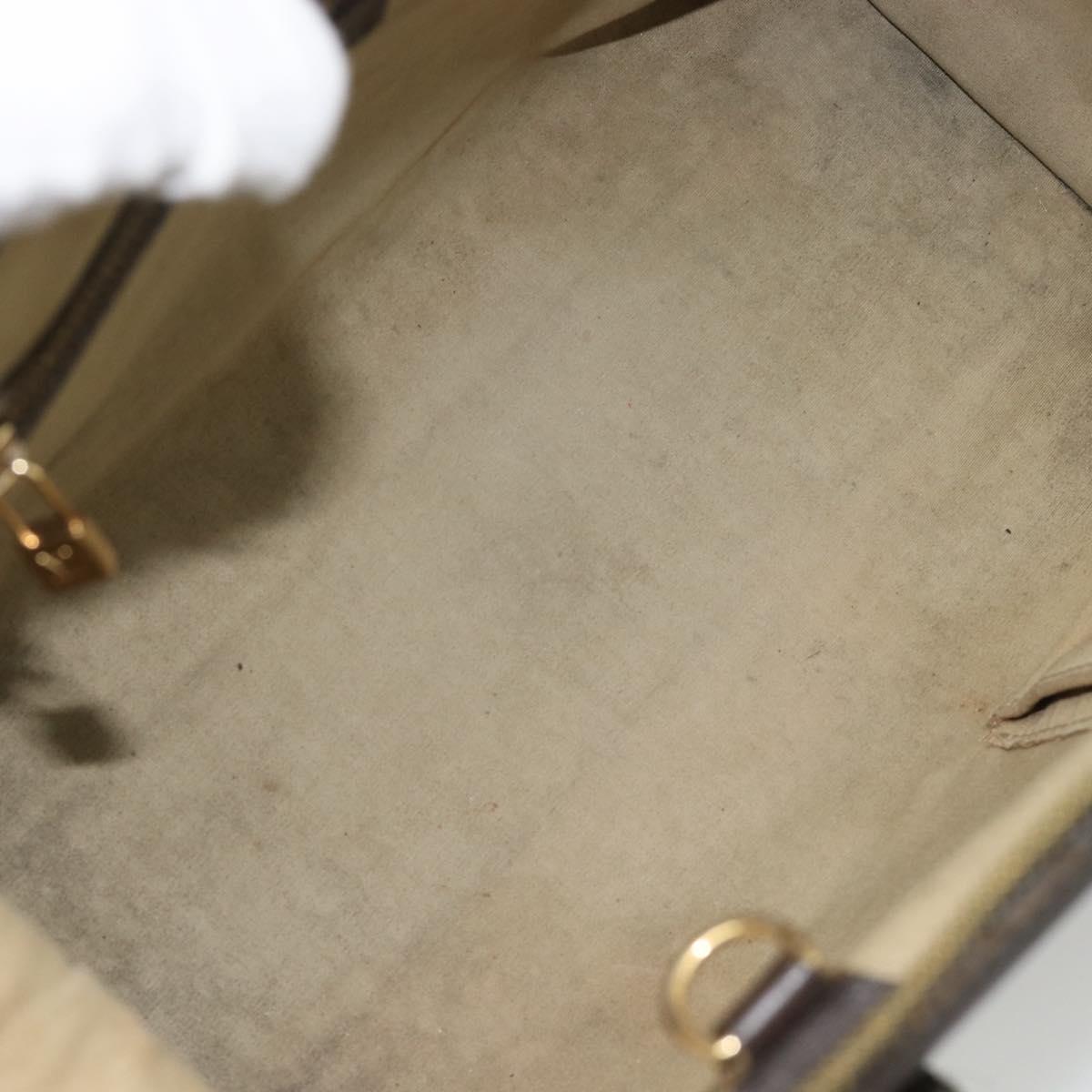 LOUIS VUITTON Monogram Mini Josephine PM Hand Bag Khaki M92215 LV Auth ti3950