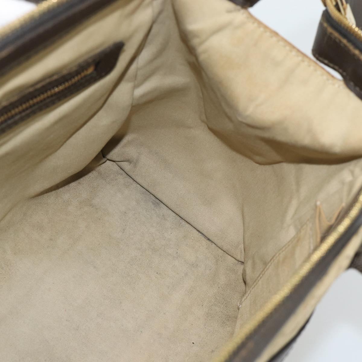 LOUIS VUITTON Monogram Mini Josephine PM Hand Bag Khaki M92215 LV Auth ti3950