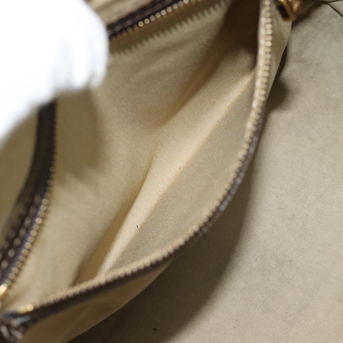 LOUIS VUITTON Monogram Mini Josephine PM Hand Bag Khaki M92215 LV Auth ti3950