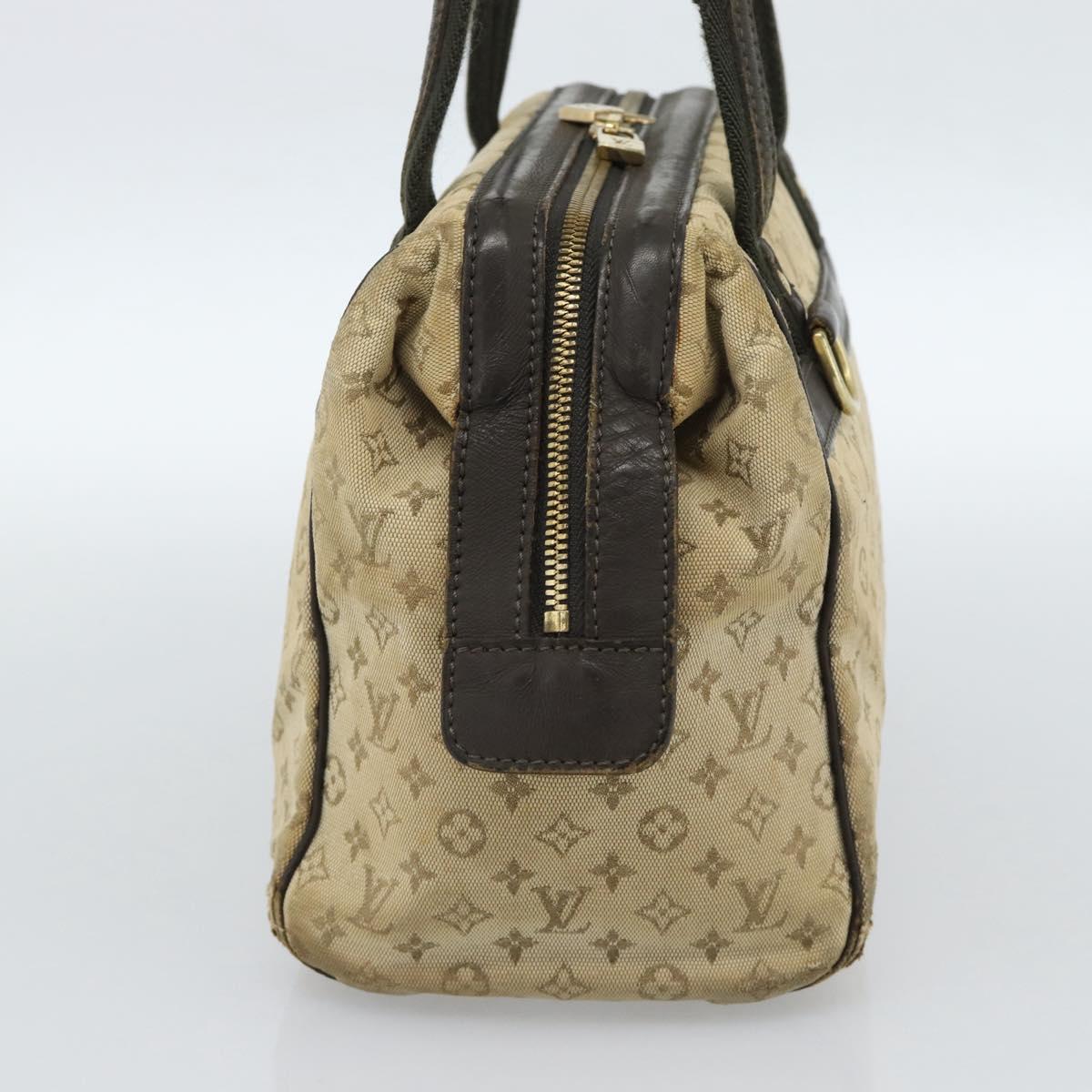 LOUIS VUITTON Monogram Mini Josephine PM Hand Bag Khaki M92215 LV Auth ti3950