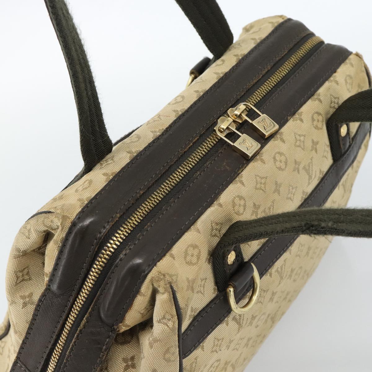 LOUIS VUITTON Monogram Mini Josephine PM Hand Bag Khaki M92215 LV Auth ti3950