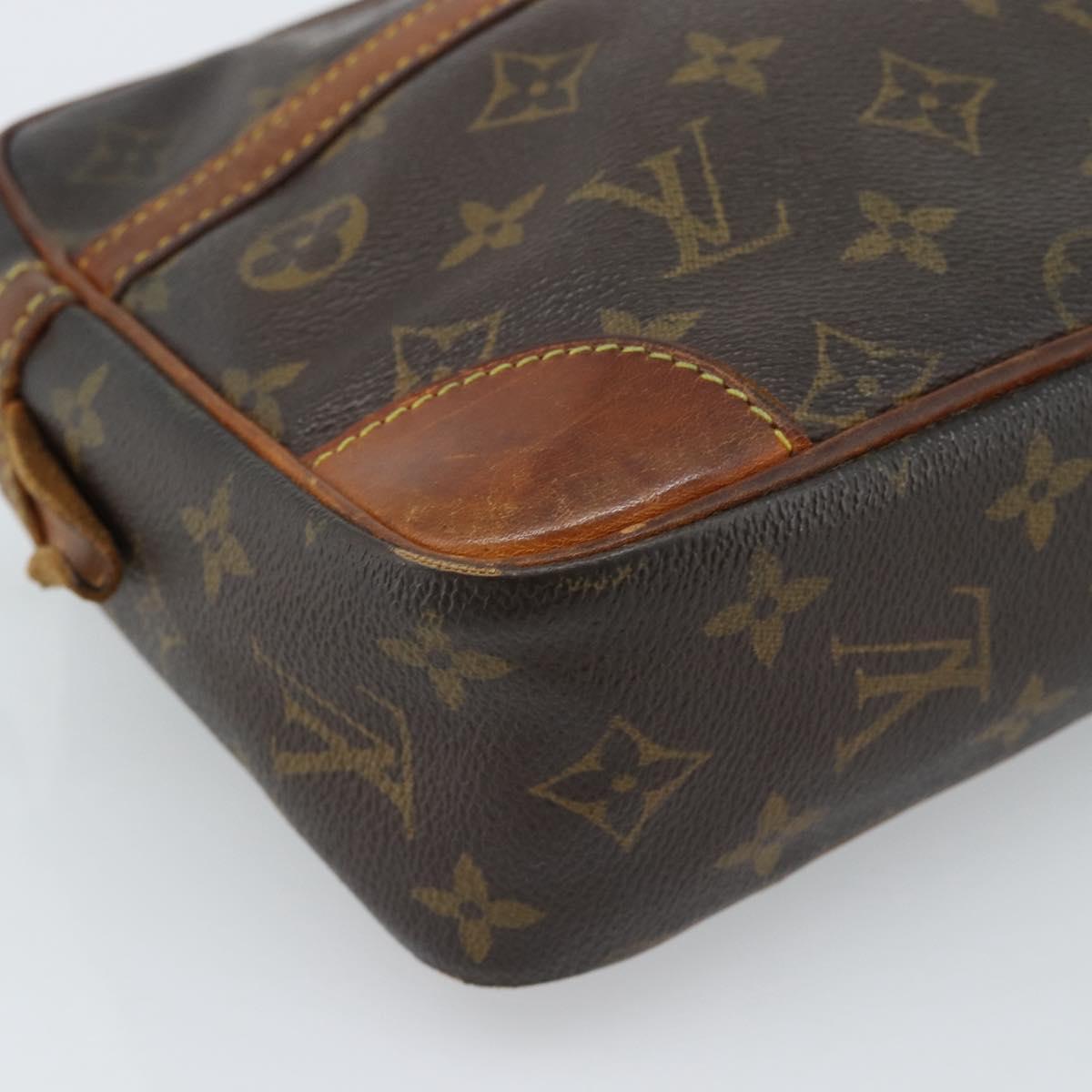 LOUIS VUITTON Monogram Compiegne 28 Clutch Bag M51845 LV Auth ti3951
