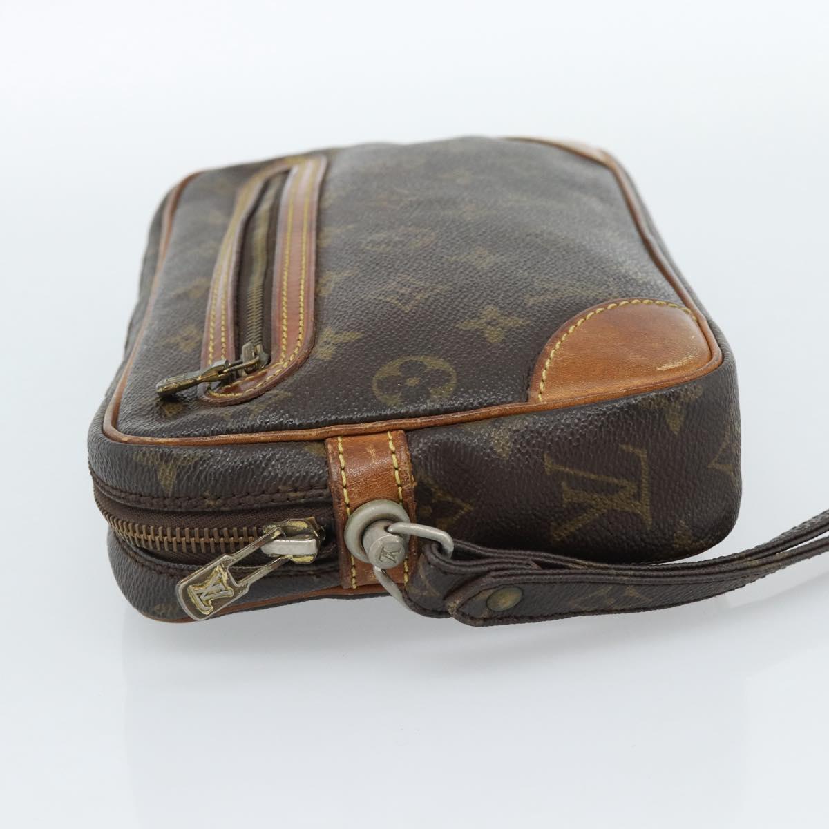 LOUIS VUITTON Monogram Marly Dragonne GM Clutch Bag M51825 LV Auth ti3952