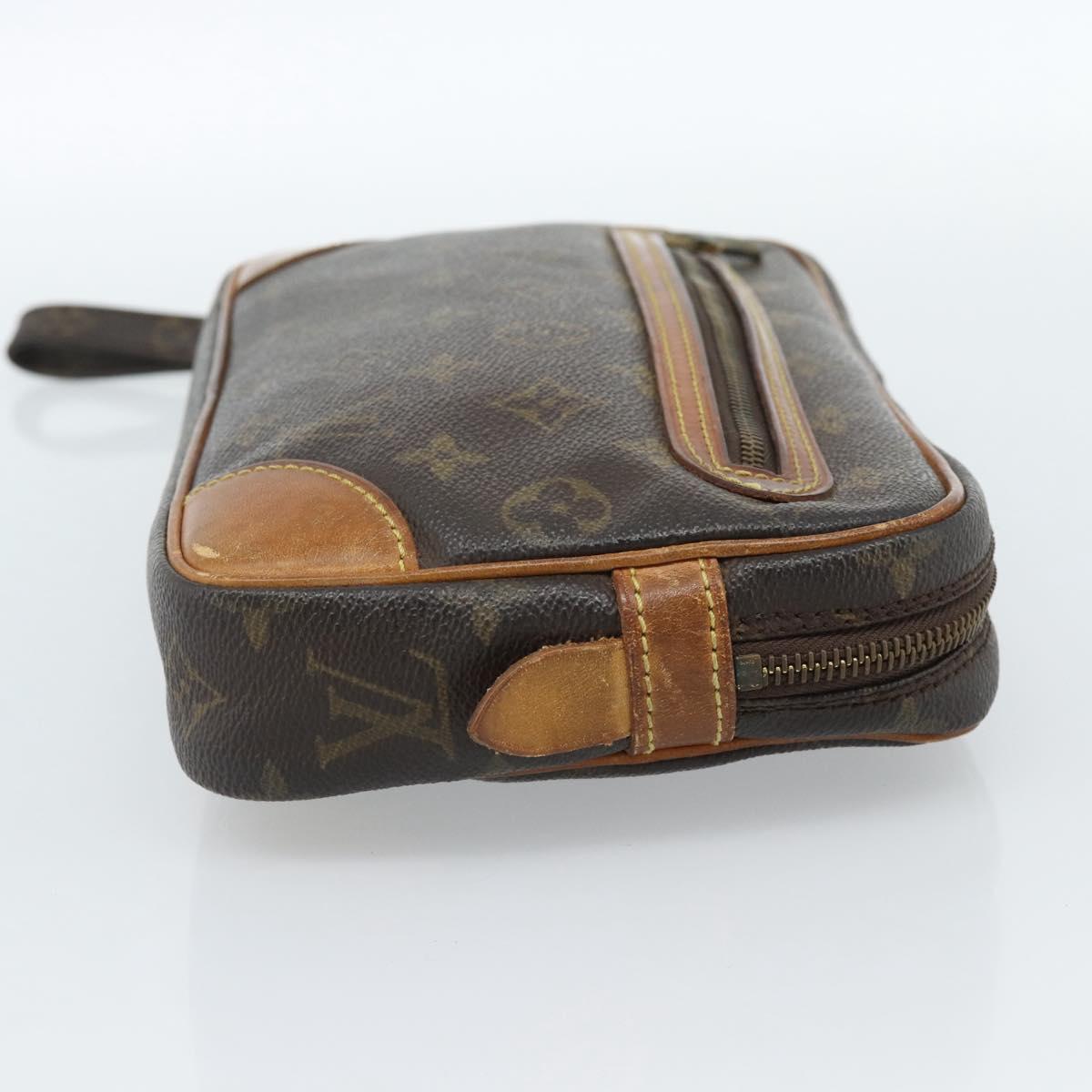LOUIS VUITTON Monogram Marly Dragonne GM Clutch Bag M51825 LV Auth ti3952