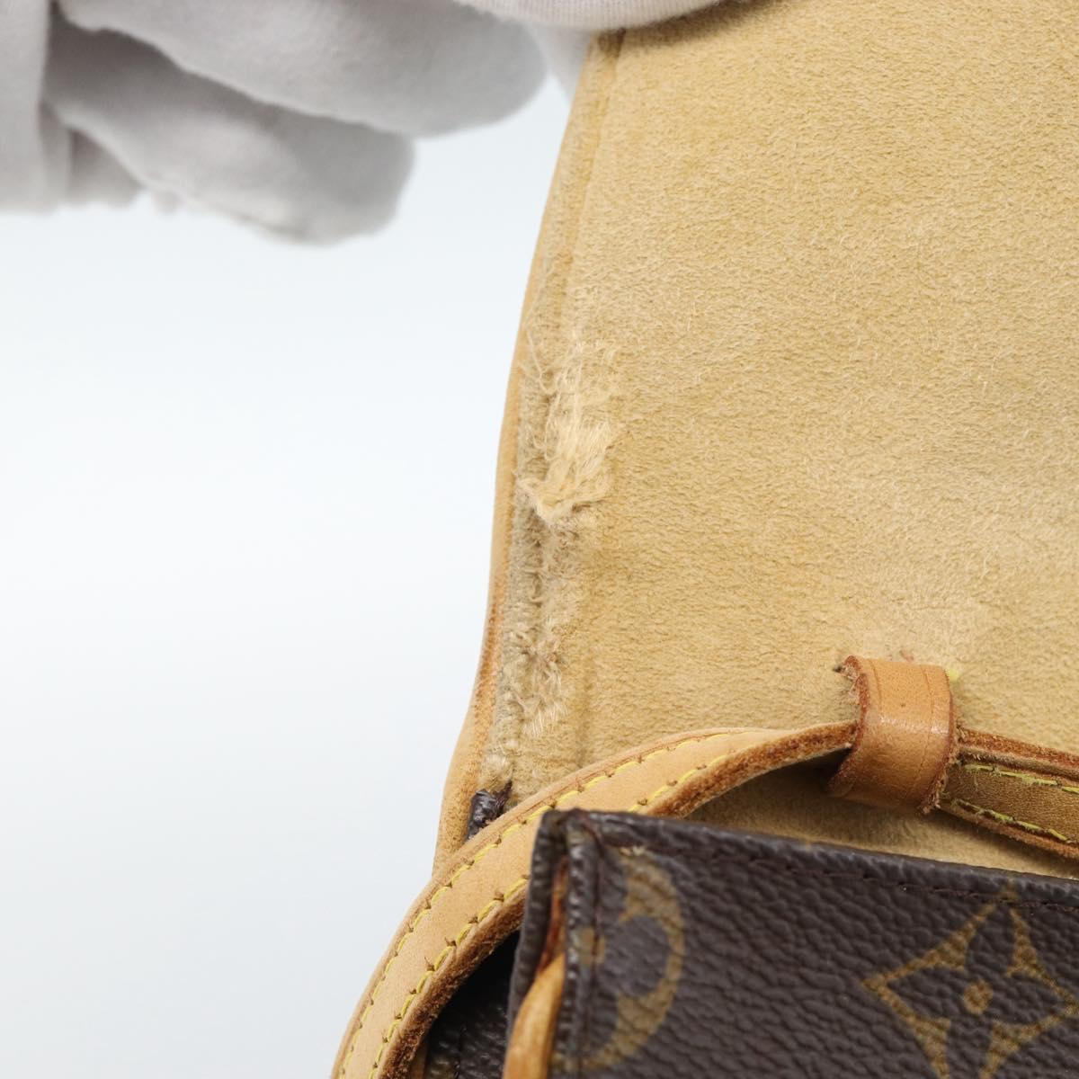 LOUIS VUITTON Monogram Pochette Twin GM Shoulder Bag M51852 LV Auth ti3955