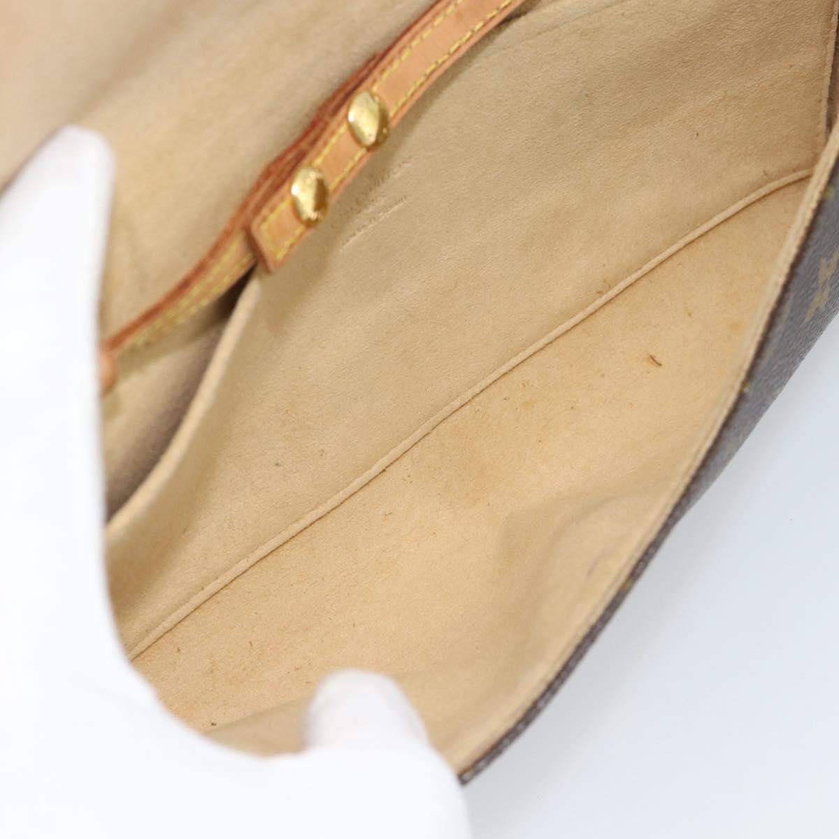 LOUIS VUITTON Monogram Pochette Twin GM Shoulder Bag M51852 LV Auth ti3955