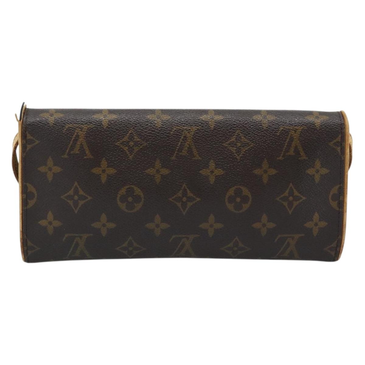 LOUIS VUITTON Monogram Pochette Twin GM Shoulder Bag M51852 LV Auth ti3955