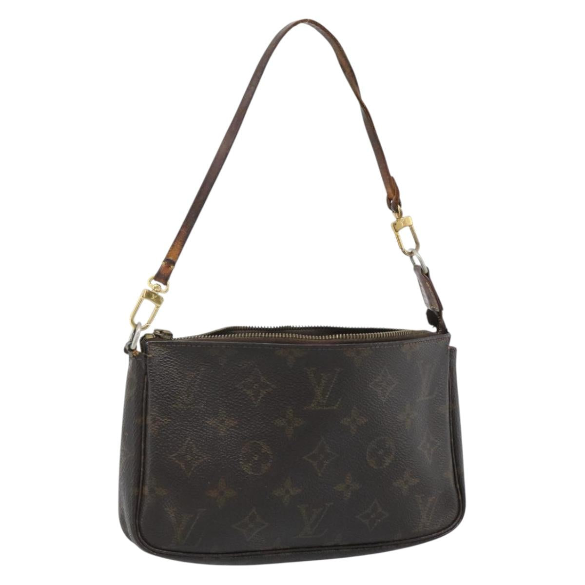 LOUIS VUITTON Monogram Pochette Accessoires Pouch M51980 LV Auth ti3956