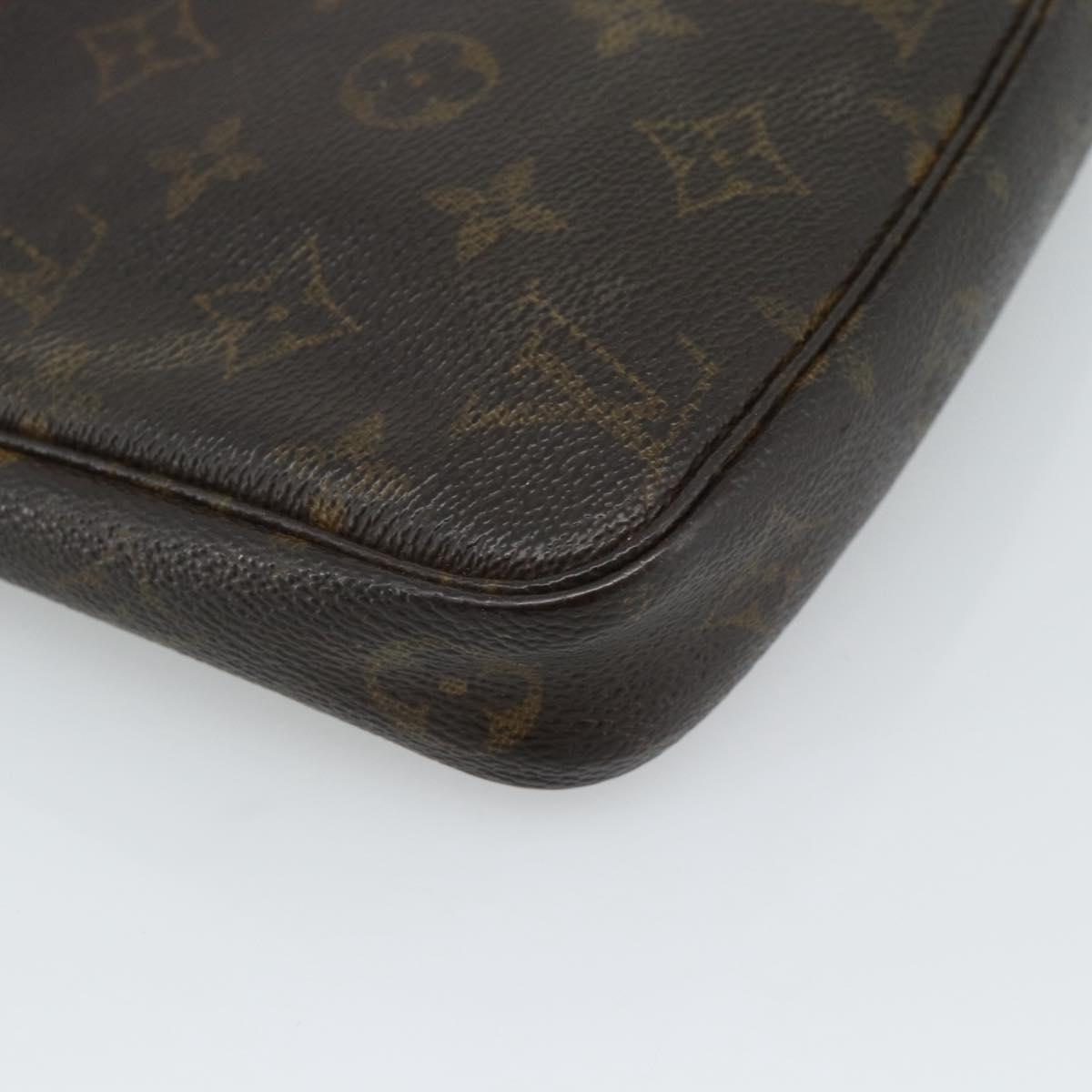 LOUIS VUITTON Monogram Pochette Accessoires Pouch M51980 LV Auth ti3956