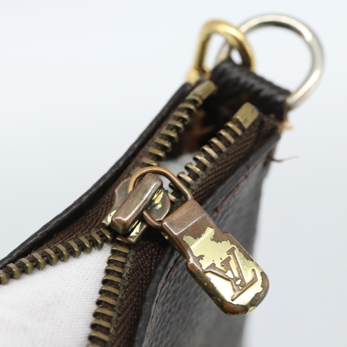 LOUIS VUITTON Monogram Pochette Accessoires Pouch M51980 LV Auth ti3956