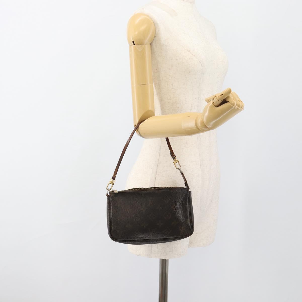 LOUIS VUITTON Monogram Pochette Accessoires Pouch M51980 LV Auth ti3956