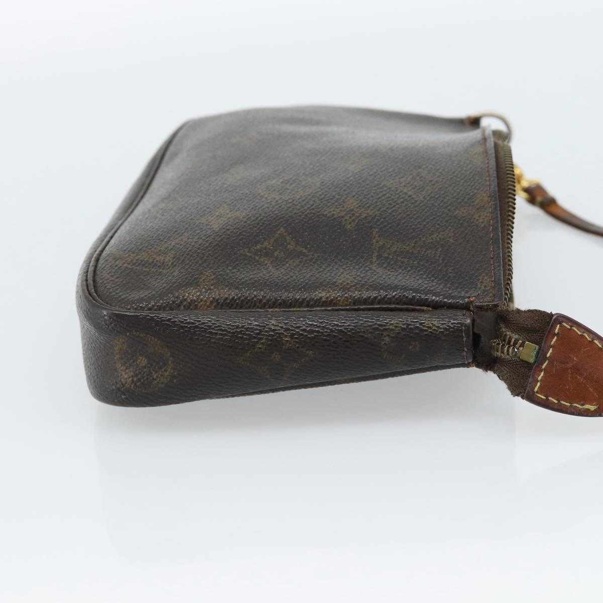 LOUIS VUITTON Monogram Pochette Accessoires Pouch M51980 LV Auth ti3956