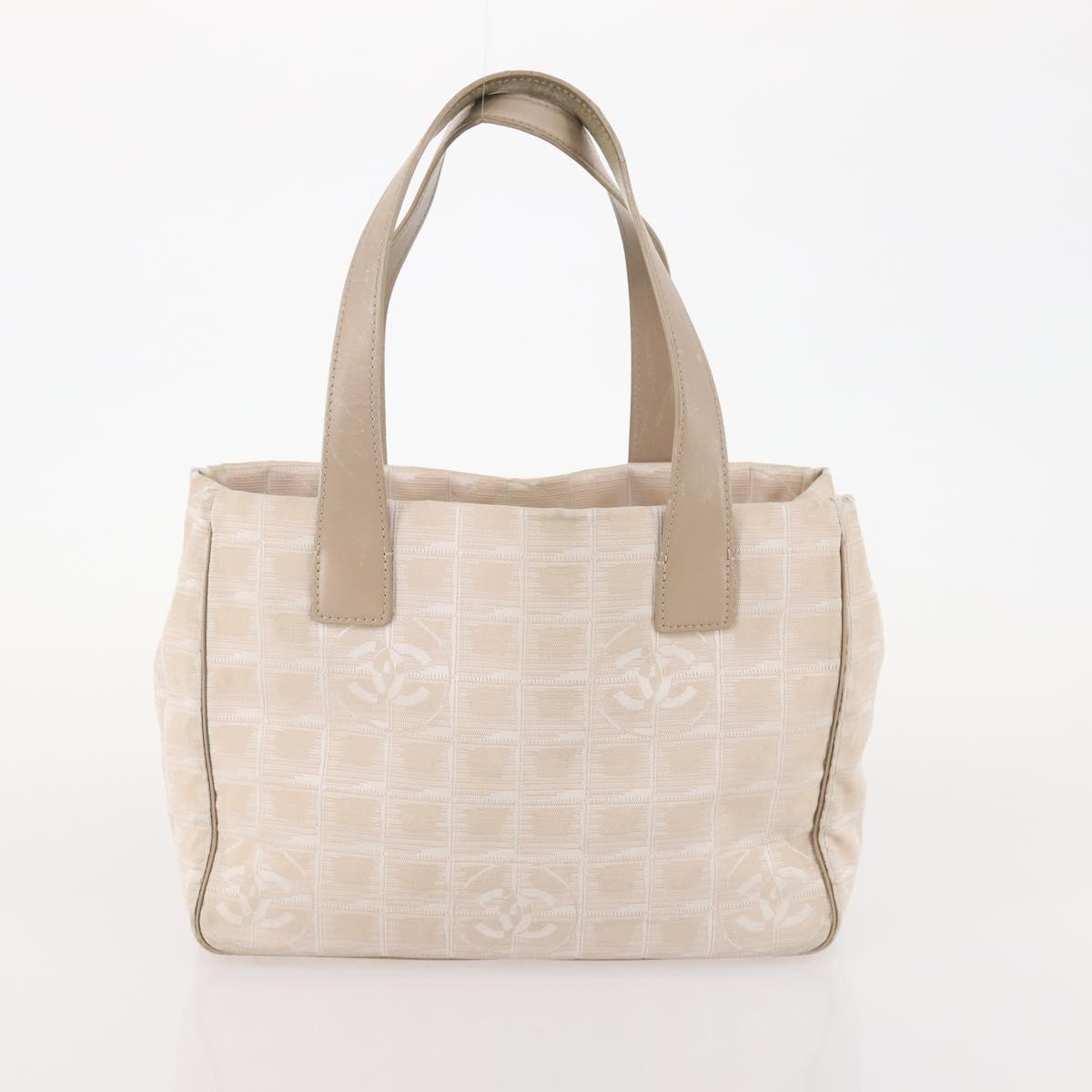 CHANEL New Travel Line Tote Bag Canvas 5 Set Black Gray Pink CC Auth ti3986