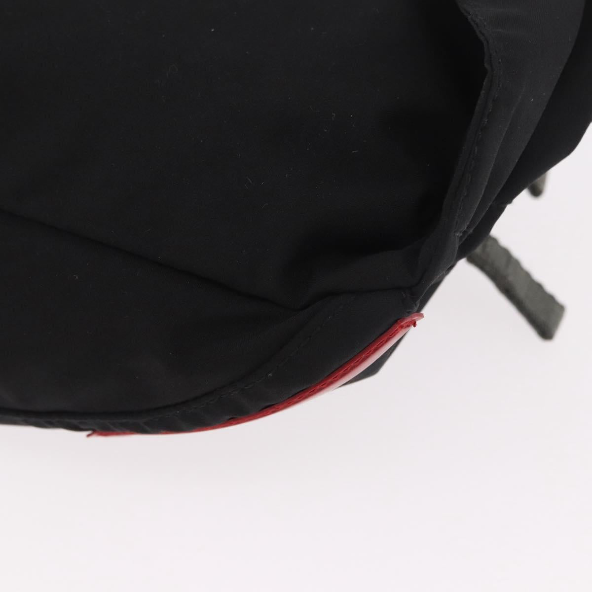 PRADA Sports Line Waist Bag Nylon Blue Silver Auth ti3992