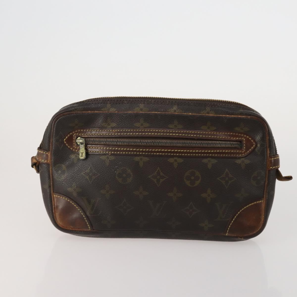 LOUIS VUITTON Monogram Clutch Bag 4 Set LV Auth ti3993